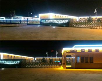 廠區(qū)樓宇亮化-省渭南市大荔縣亮化項目