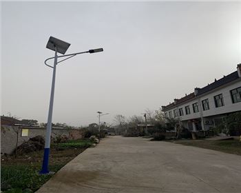 寧夏藍(lán)田縣熨斗村太陽能路燈項(xiàng)目